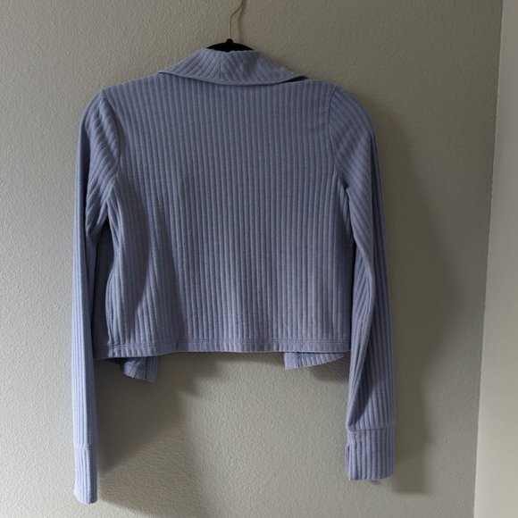 Madewell MWL Brushed Rib Cropped Cardigan Sweater - Picture 7 of 8